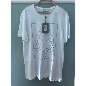 Alexander McQueen t shirt size large L white nwt